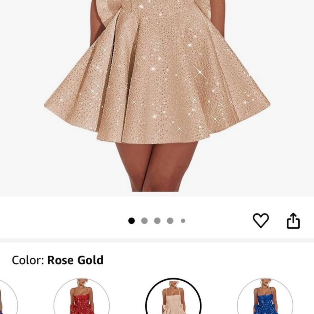 Sparkling Rose Gold Dress